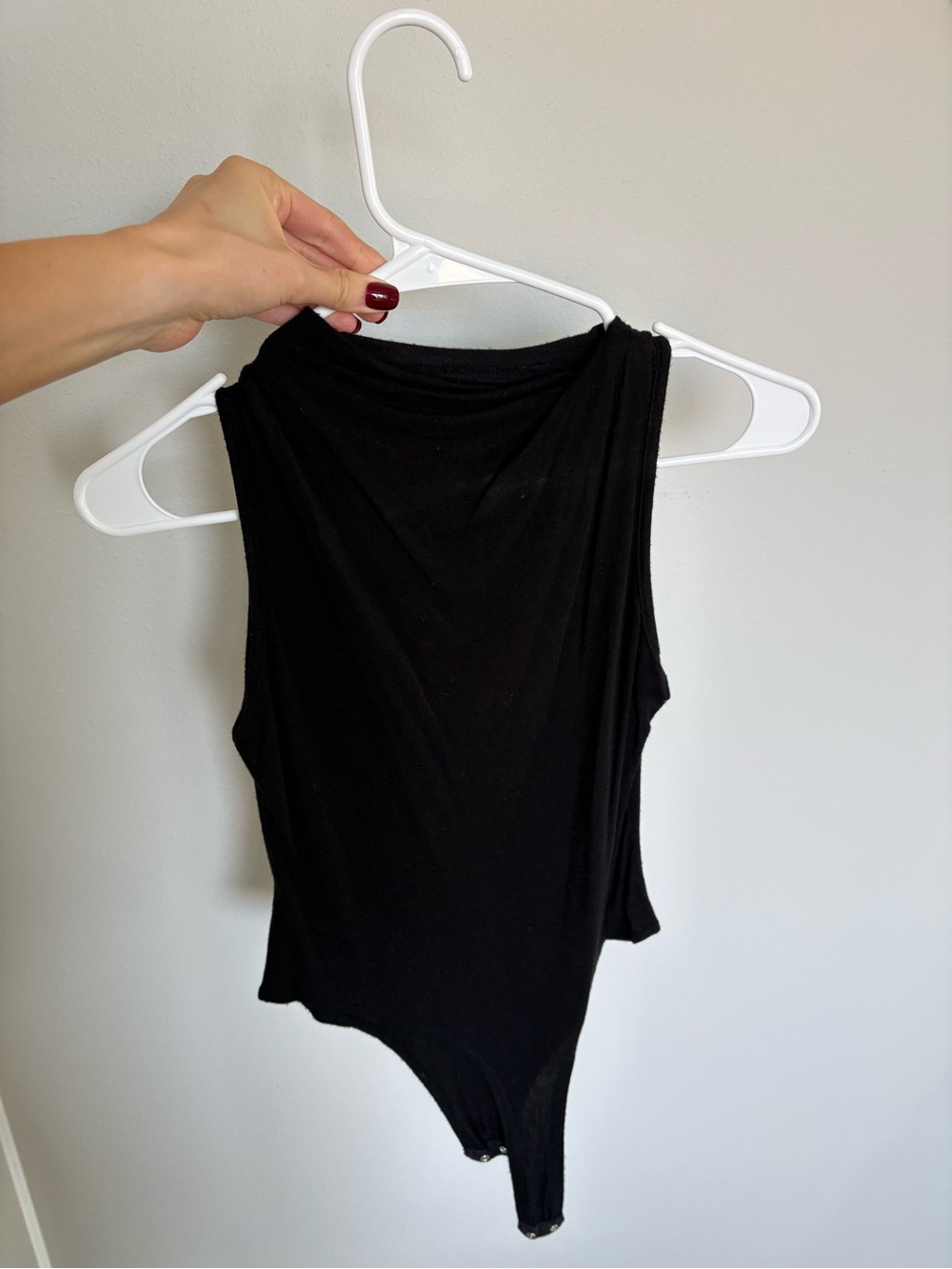 Windsor Black Sleeveless High-Neck Bodysuit